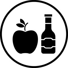 Vector Design Cider Icon Style