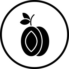 Vector Design Plum Icon Style