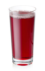 glass of red grape juice