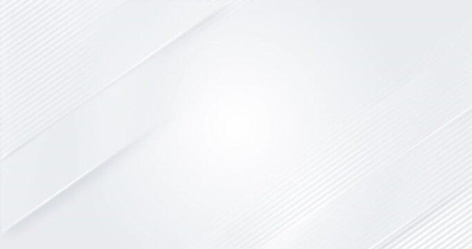 4k Elegant light grey white seamless looping background. Diagonal stripes animation. Geometric modern stripes design. Premium deluxe luxury template. Glassmorphism universal minimal business backdrop