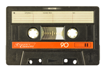 Old audio compact cassette