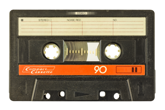 Old audio compact cassette