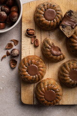 mini financiers tigrés bundt cakes kouglof pâte à tartiner chocolat noisette