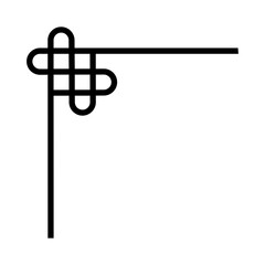 Obraz premium Corner Border Frame