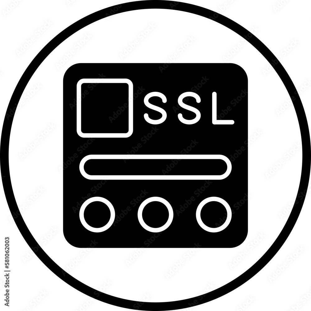 Poster vector design ssl file icon style