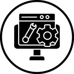 Vector Design Web Maintenance Icon Style