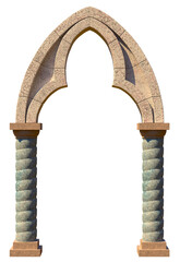 Pointed Trifoliate Archway