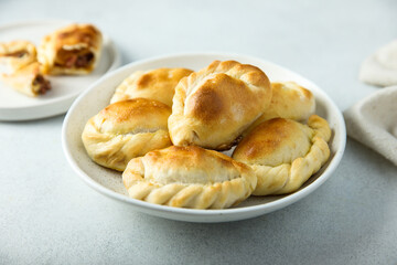 Traditional homemade apple pies