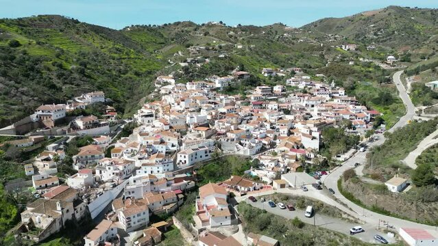 municipio de Cajiz en la comarca de la Axarqu&iacute;a de M&aacute;laga, Espa&ntilde;a