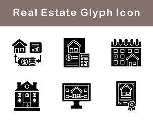 Real Estate Vector Icon Set