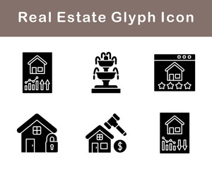 Obraz premium Real Estate Vector Icon Set