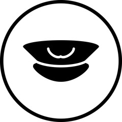 Vector Design Pilot Hat Icon Style