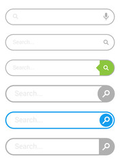 Obraz premium Search bar vector element design