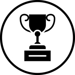 Vector Design Trophy Icon Style