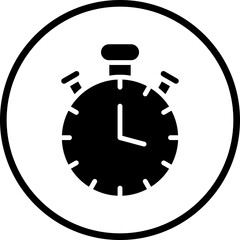 Vector Design Stopwatch Icon Style