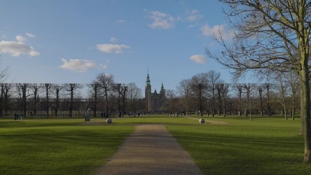 Kongens have, kings garden, denmark, copenhagen