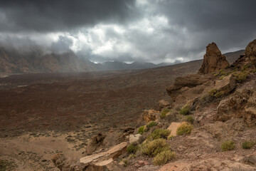 Felsformation im Teide Nationalpark auf Teneriffa