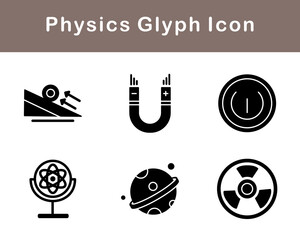 Physics Vector Icon Set
