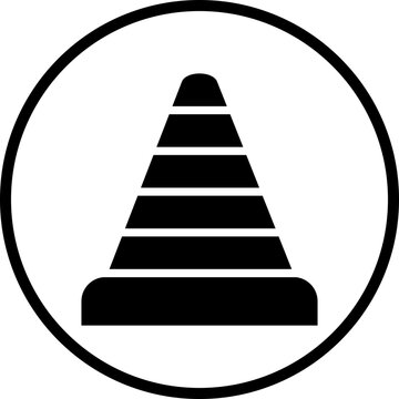 Vector Design Cone Icon Style
