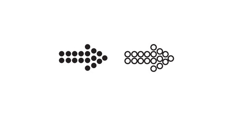 Black vector arrows, vector illustration collection of arrows vector icon.