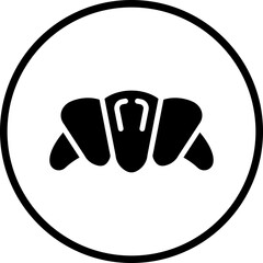 Vector Design Croissant Icon Style