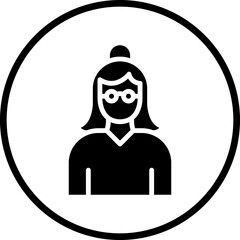 Vector Design Grandmother Icon Style