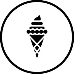 Vector Design Ice Cream Icon Style