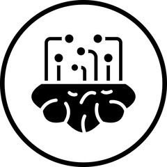 Vector Design Brain Icon Style