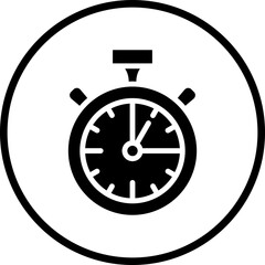 Vector Design Chronometer Icon Style