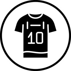 Vector Design Football Jersey Icon Style