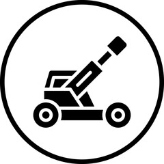 Vector Design Army Artillery Icon Style