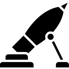 Vector Design Army Mortar Icon Style