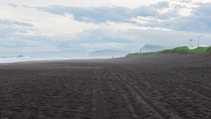 Halaktirskiy Beach Kamchatka Peninsula. Russia far east