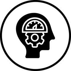 Vector Design Mental Control Icon Style