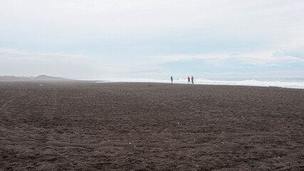 Halaktirskiy Beach Kamchatka Peninsula. Russia far east
