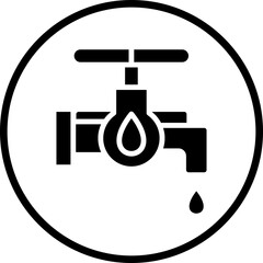 Vector Design Oil Tap Icon Style
