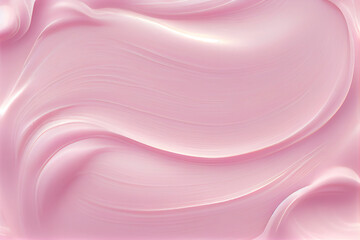 pink cream texture background. generative ai