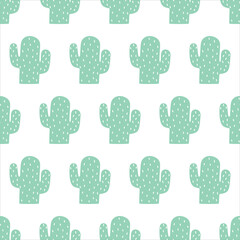 Seamless Surface Pattern Design, cactus Art for Home Textiles Dress Sweater Scarf Bedding Mats and Packaging - 581085449