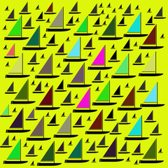 seamless yacht pattern