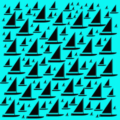 seamless yacht pattern