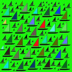 seamless sail boats design