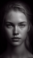 Fototapeta premium portrait of a woman - AI generated