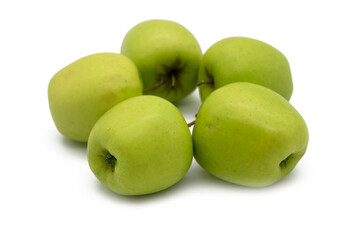 Fresh Apple isolate on white background.