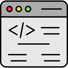 Web Coding Icon