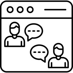Online Chat Icon
