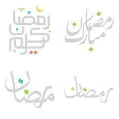 Ramadan Kareem Vector Illustration for Muslim Greetings & Wishes.
