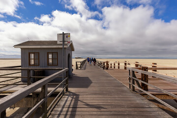 St. Peter Ording Nordsee Seebr&uuml;cke 