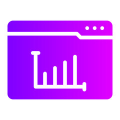 ranking factor gradient icon
