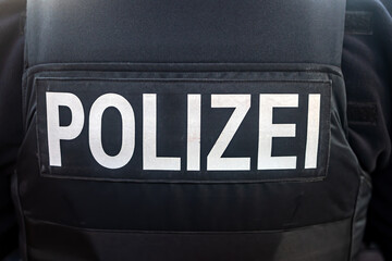 POLIZEI means POLICE in German Language
