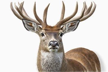 Illustration of a beautiful deer. Ai generated.